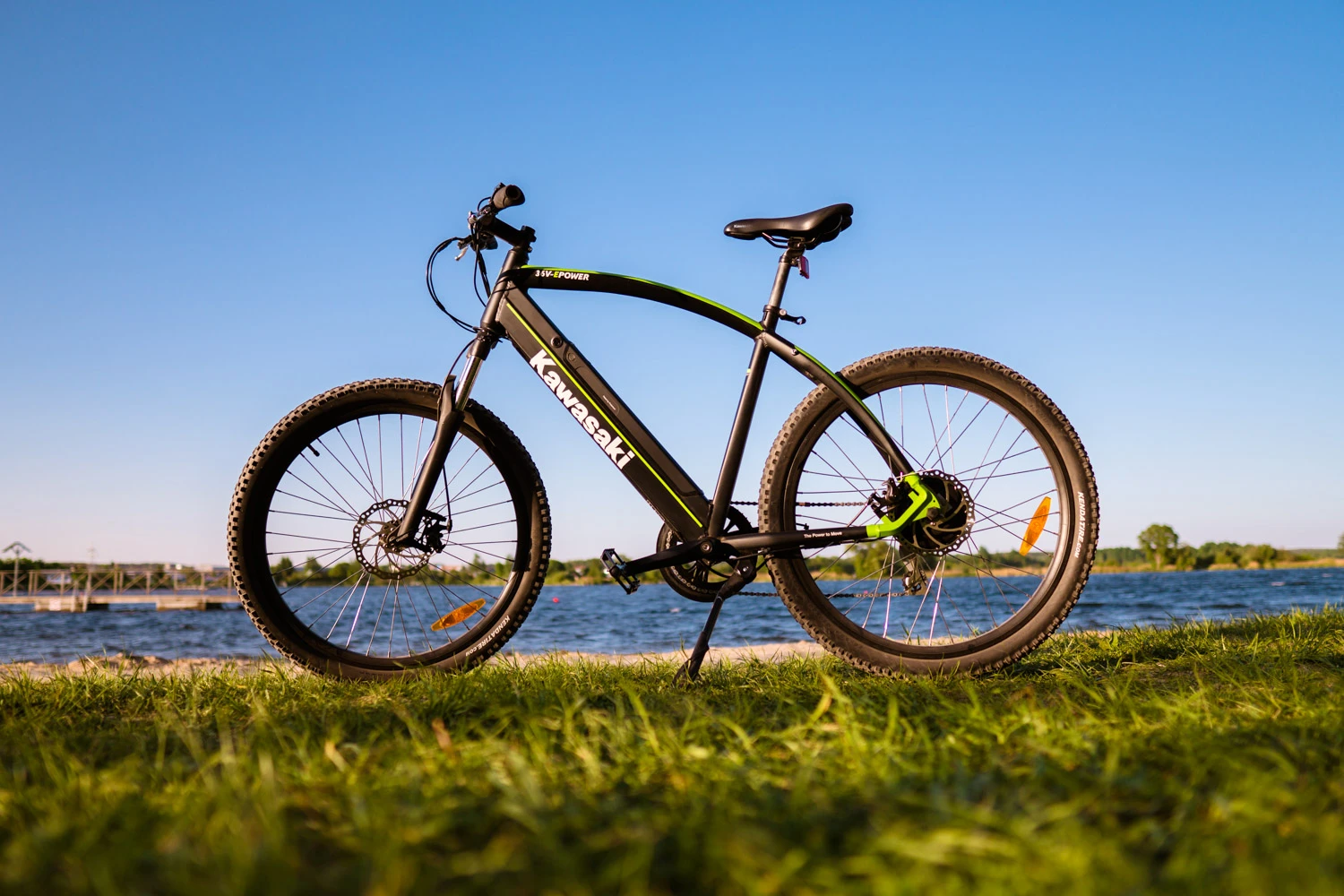 Rower elektryczny Kawasaki MTB - recenzja Spider's Web