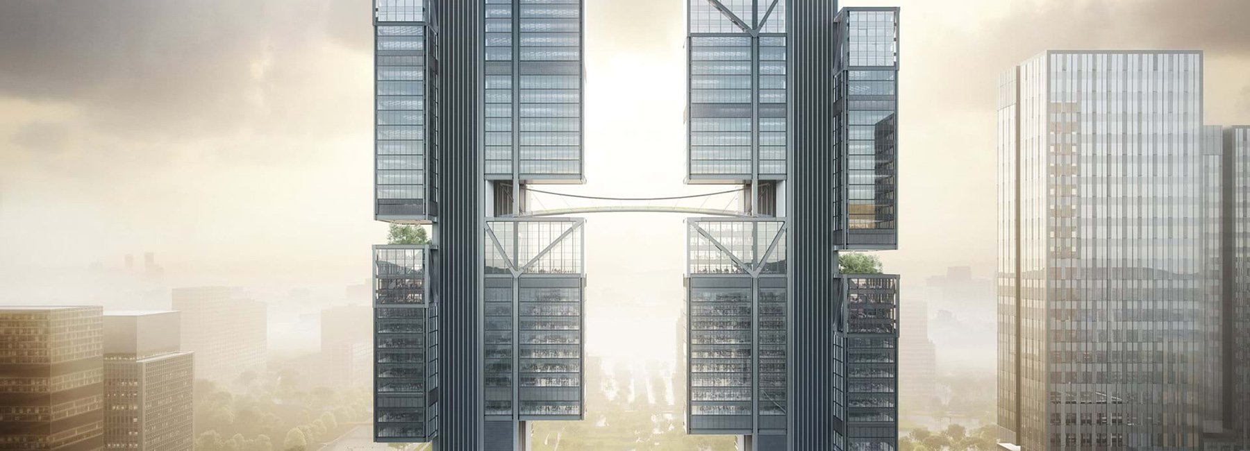 DJI jak Apple. Projektanci "statku kosmicznego" stworzyli spektakularne "drone towers"
