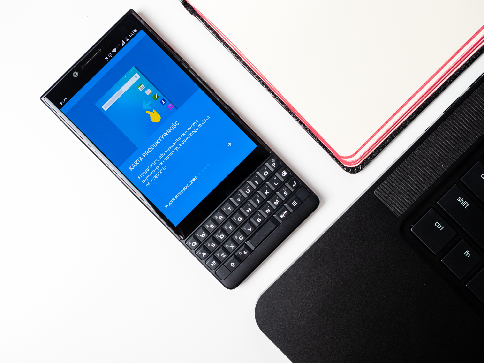 BlackBerry Key2 - menu prywatności. class="wp-image-778516" 