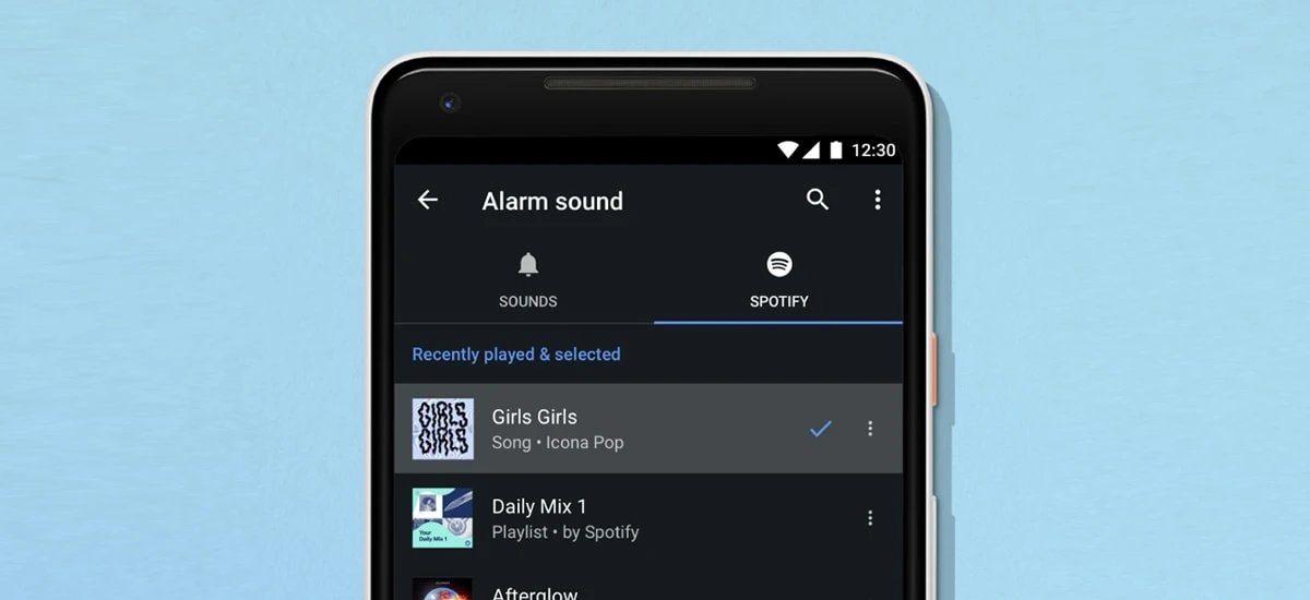 Budzik na Androida ze Spotify
