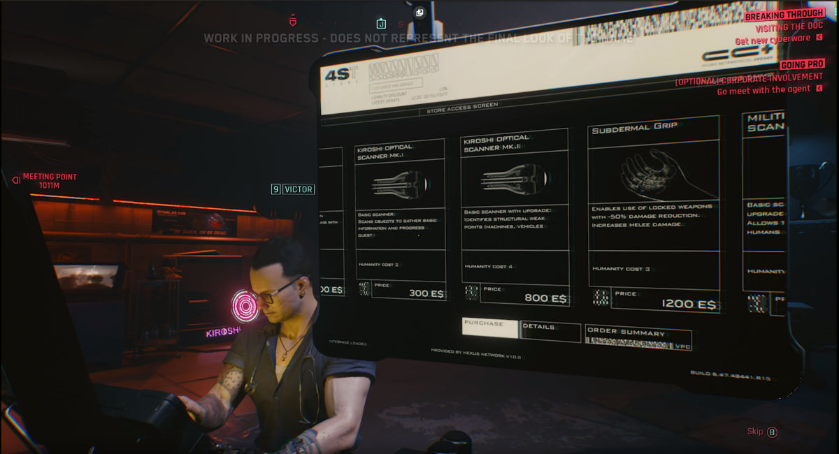 Cyberpunk 2077 TPS - dobrze, że patrzymy na świat oczami bohatera. class="wp-image-792268" 