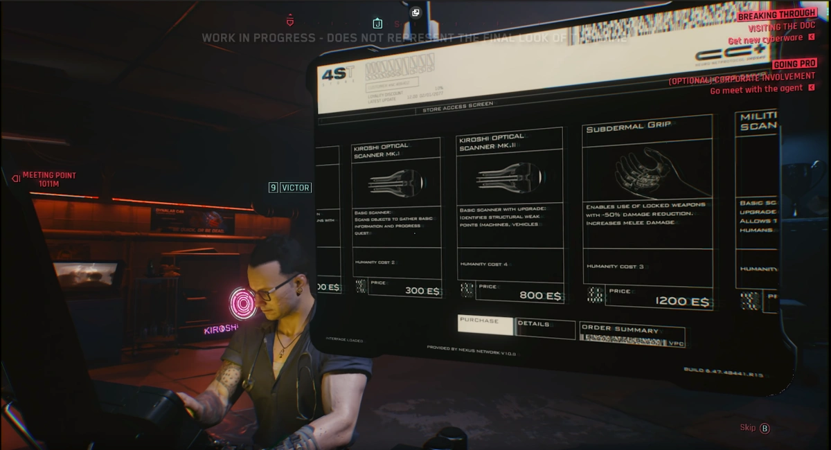 Cyberpunk 2077 TPS - dobrze, że patrzymy na świat oczami bohatera. class="wp-image-792268"