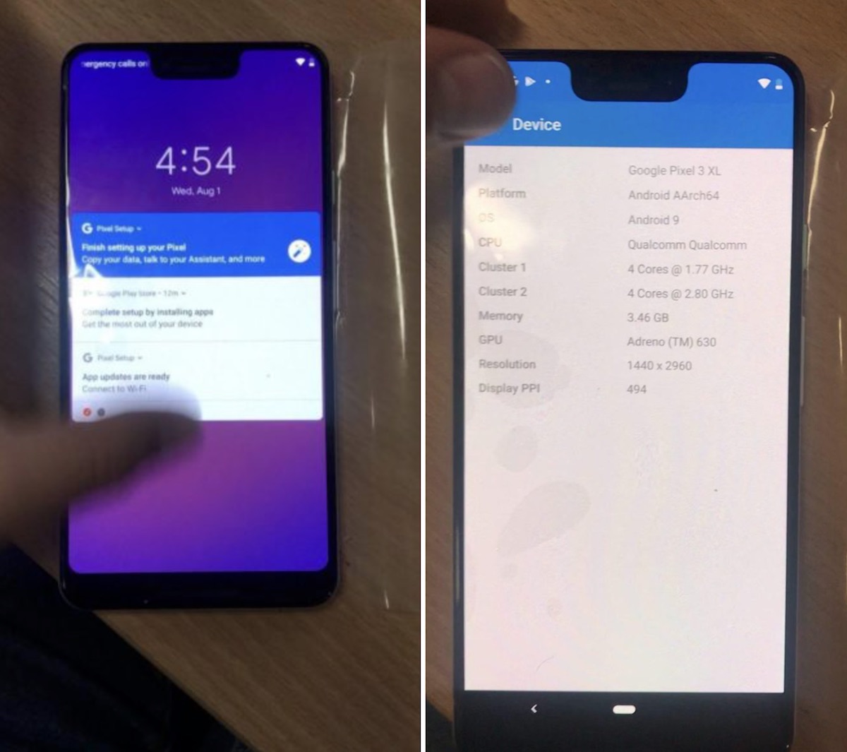 google pixel 3 xl unboxing specyfikacja 6 class="wp-image-781750" 