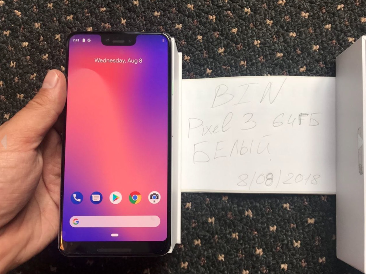 google pixel 3 xl unboxing specyfikacja