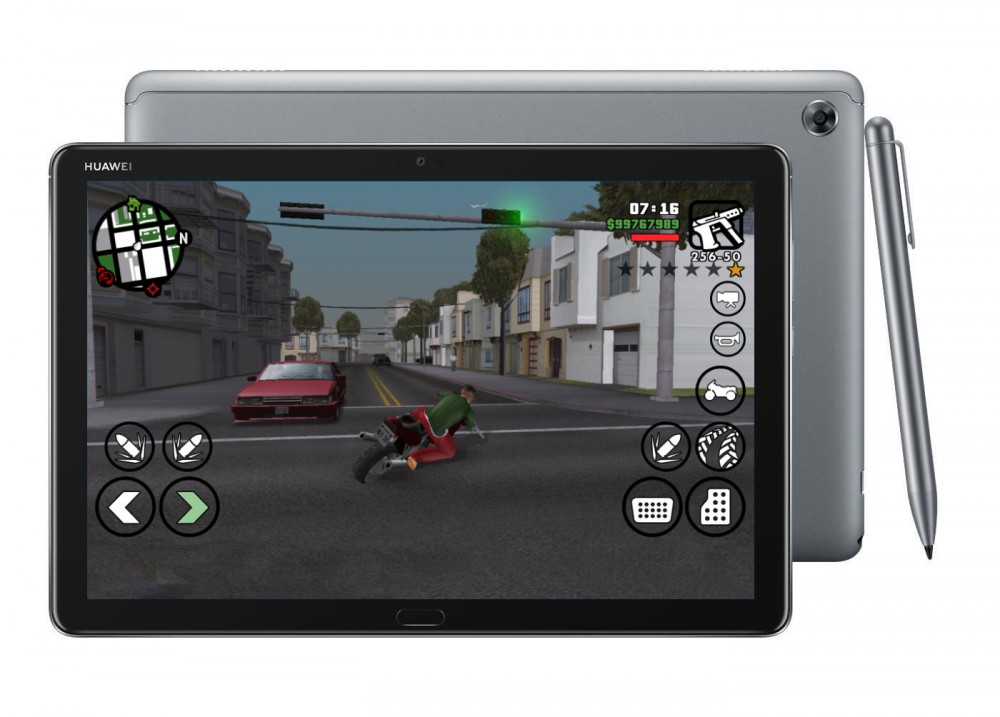GTA uruchomione na Huawei MediaPad M5 lite class="wp-image-795118" 