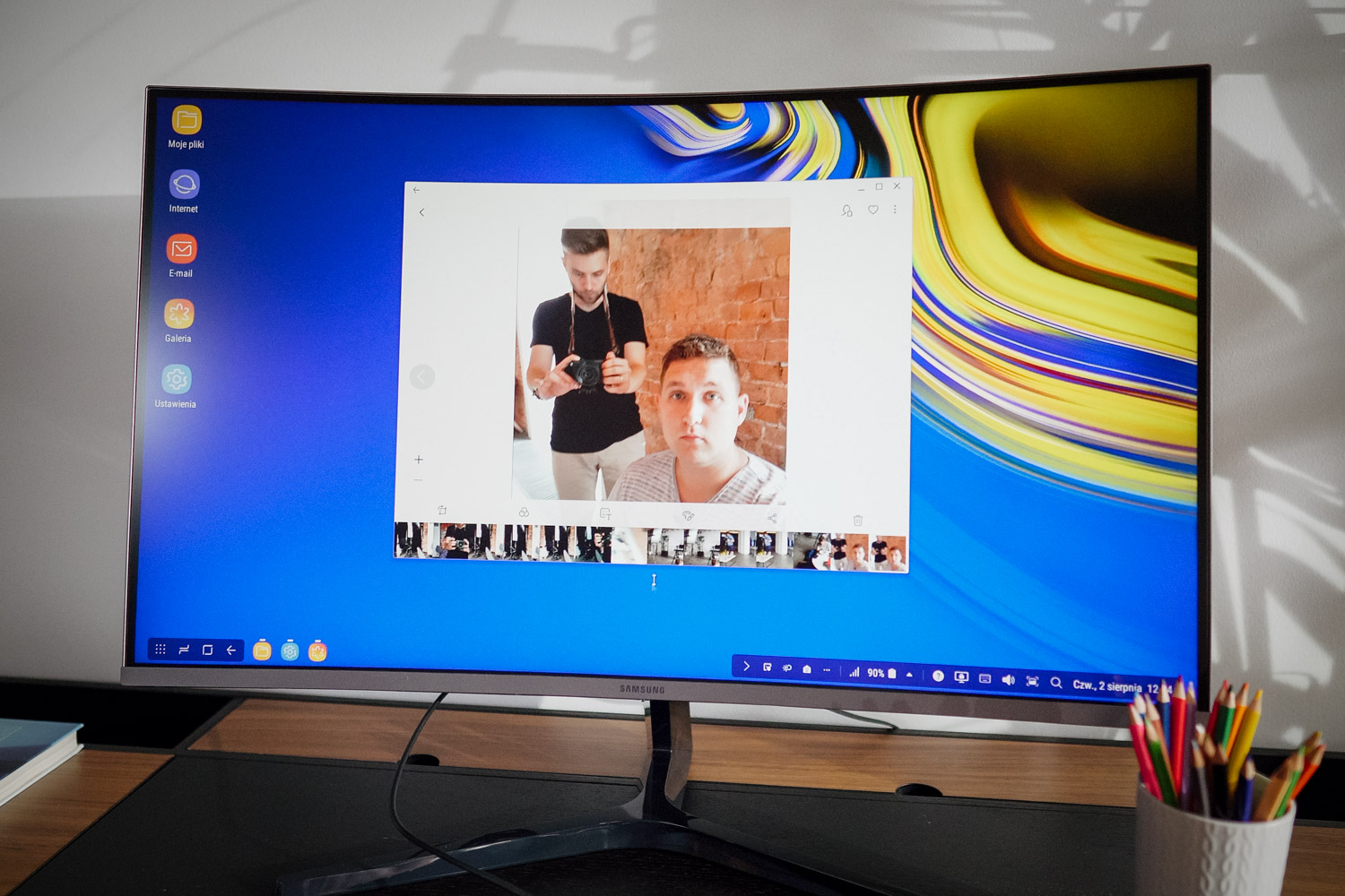 Samsung Dex w Galaxy Note 9 bez stacji dokującej class="wp-image-782038" title="Samsung Dex w Galaxy Note 9 bez stacji dokującej" 