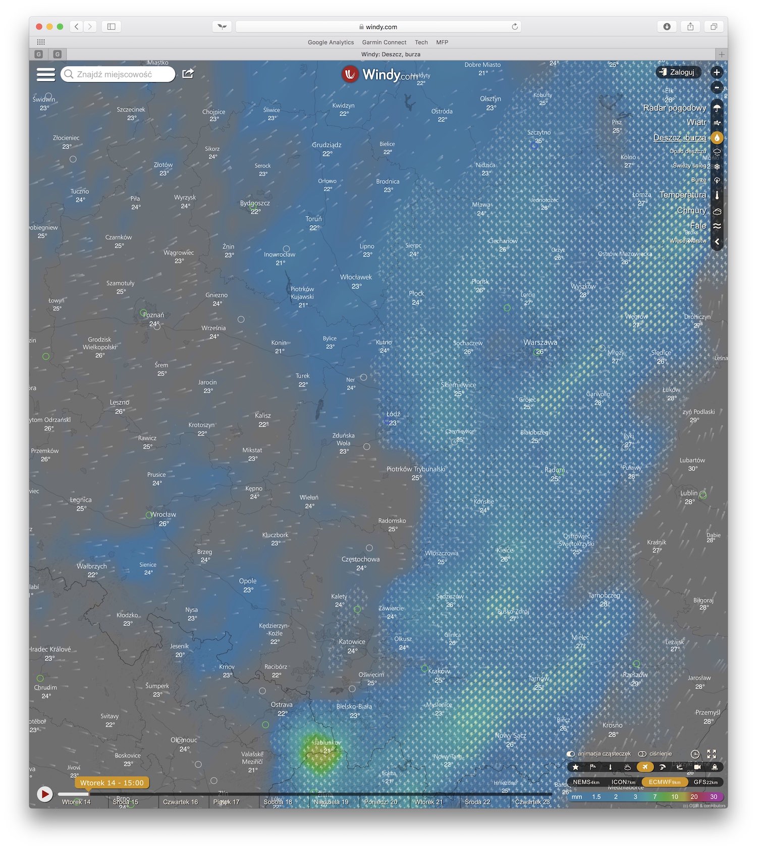 Gdzie jest burza: mapa w aplikacji i na stronie Windy class="wp-image-784831" title="Gdzie jest burza: mapa w aplikacji i na stronie Windy" 