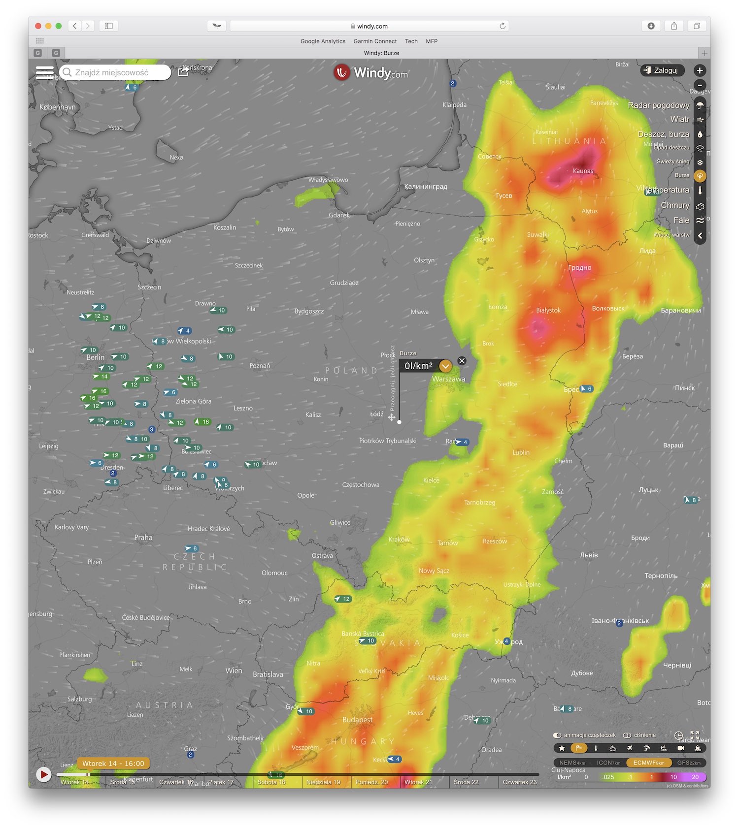 Gdzie jest burza: mapa w aplikacji i na stronie Windy class="wp-image-784834" title="Gdzie jest burza: mapa w aplikacji i na stronie Windy" 