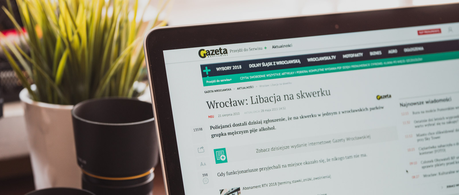 Libacja na skwerku