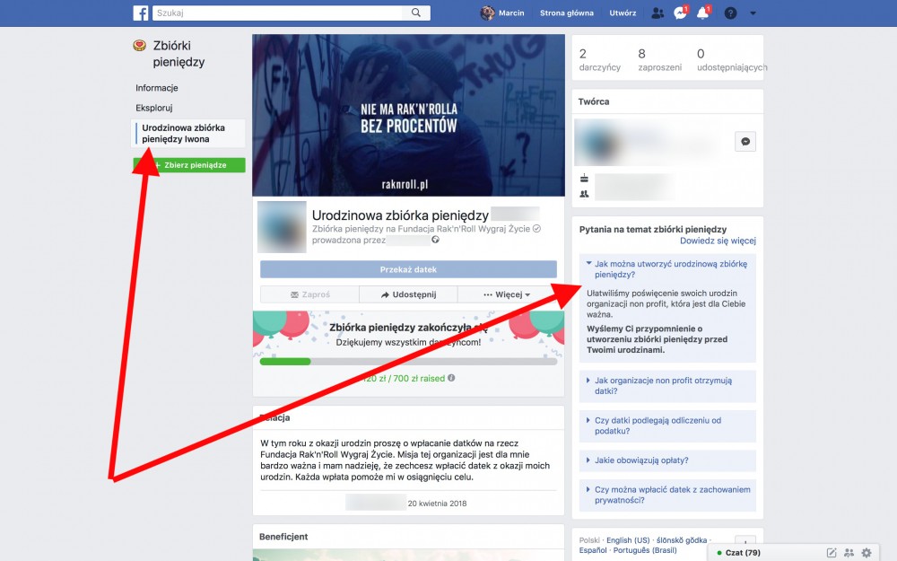 Zbiórka urodzinowa na facebooku class="wp-image-785338" 