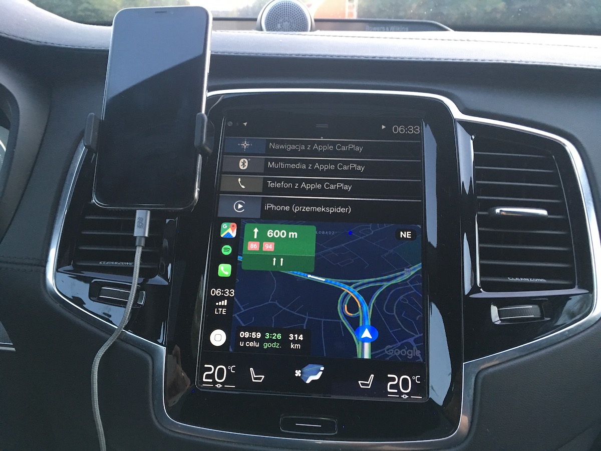 Google Maps w Carplay w końcu dostępne. Sprawdziliśmy, jak się spisują