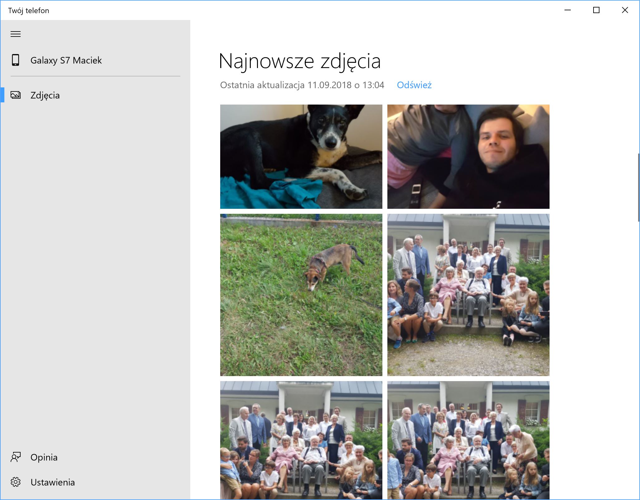 jak wysłać sms z windows 10 