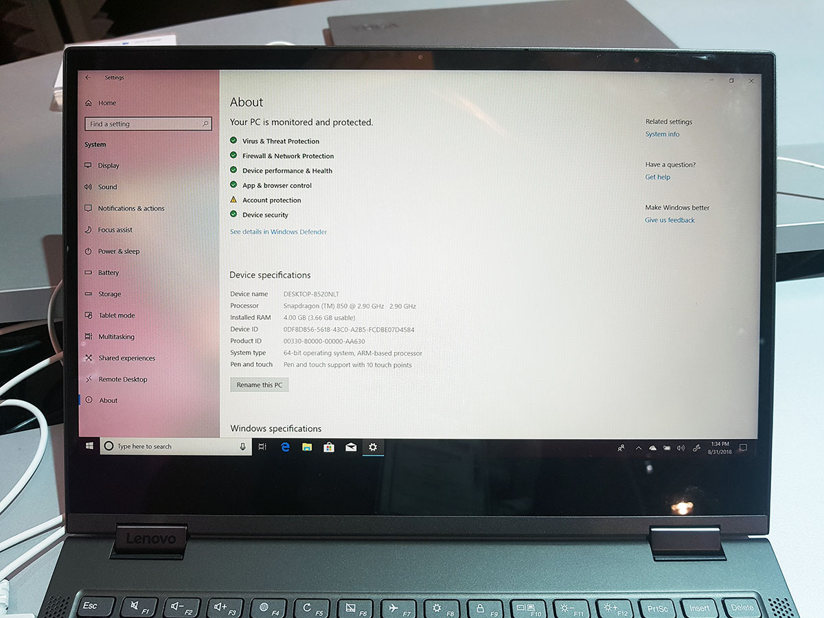 Lenovo Yoga C630 class="wp-image-796024" 