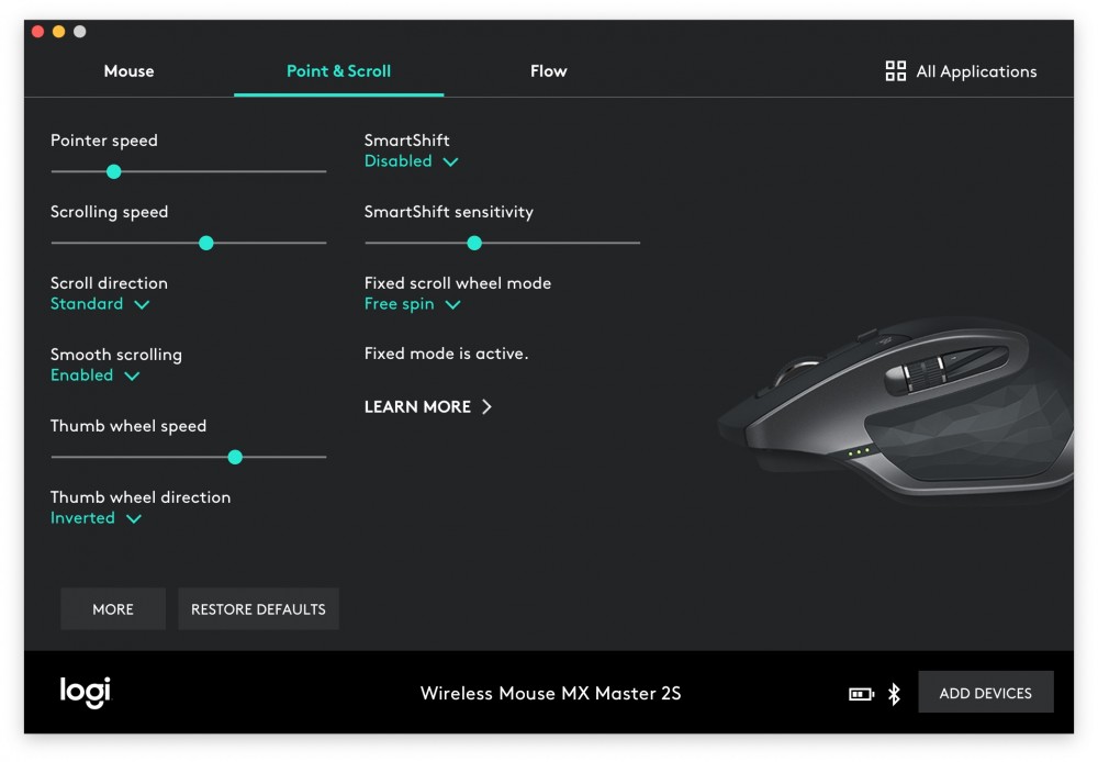 logitech mx master 2s - opinia, test, recenzja, gesty class="wp-image-810697" 