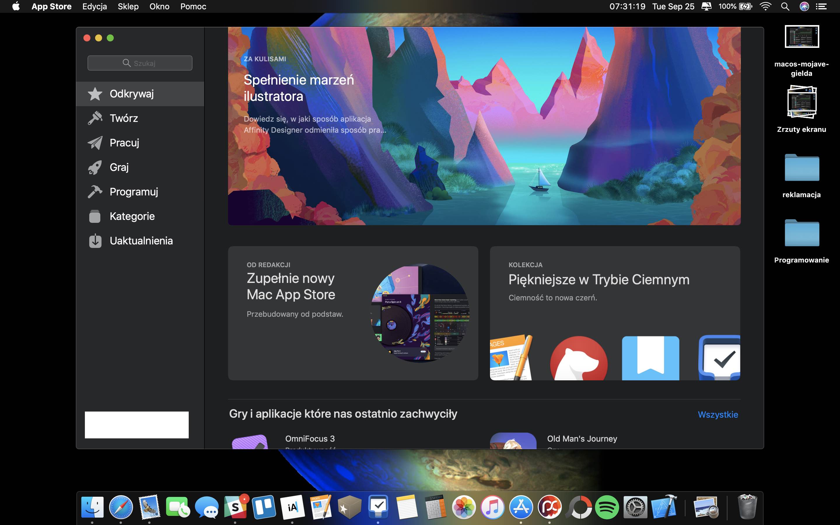macOS Mojave - odświeżony Mac App Store class="wp-image-809020" 