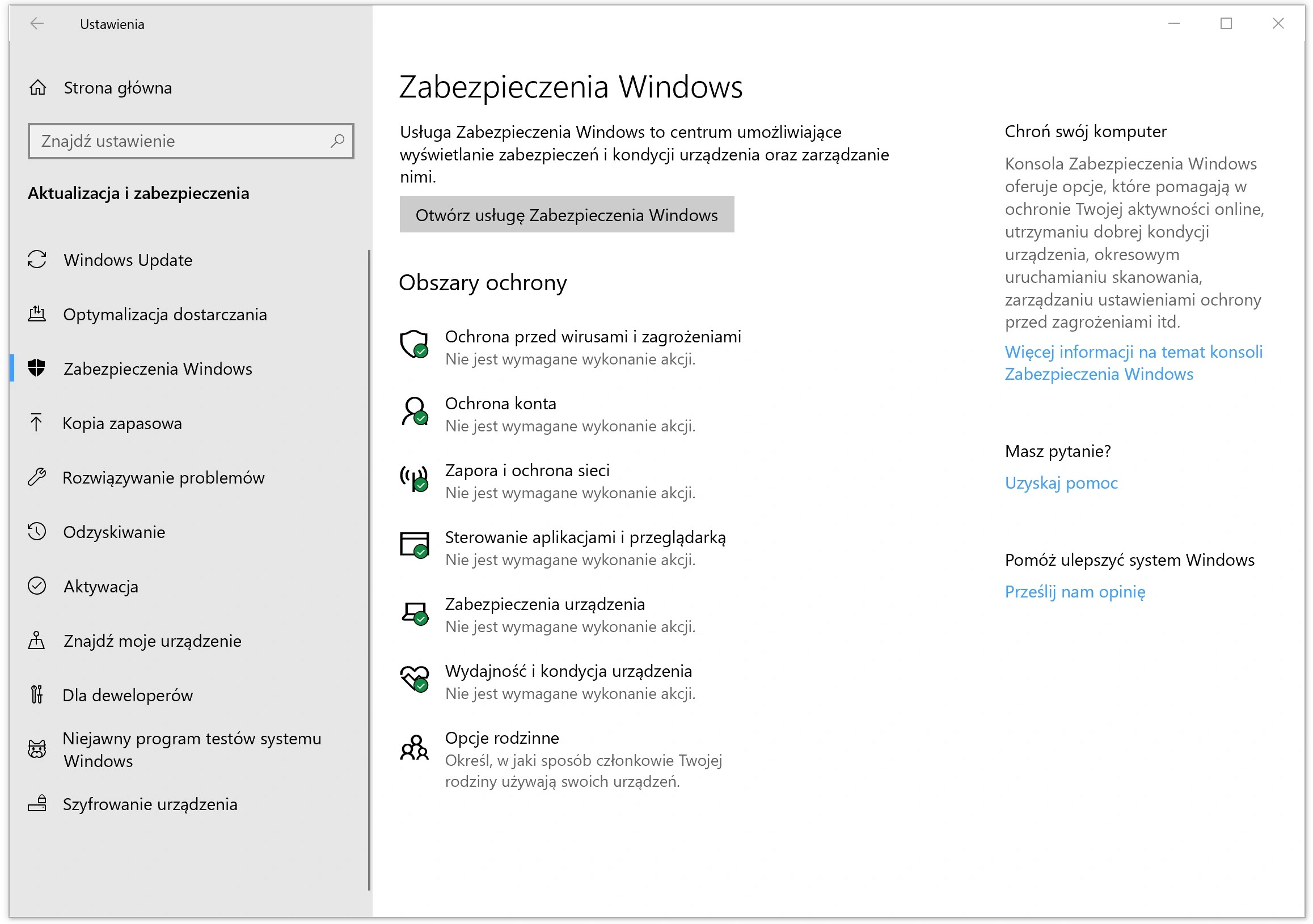 październikowa aktualizacja windows 10