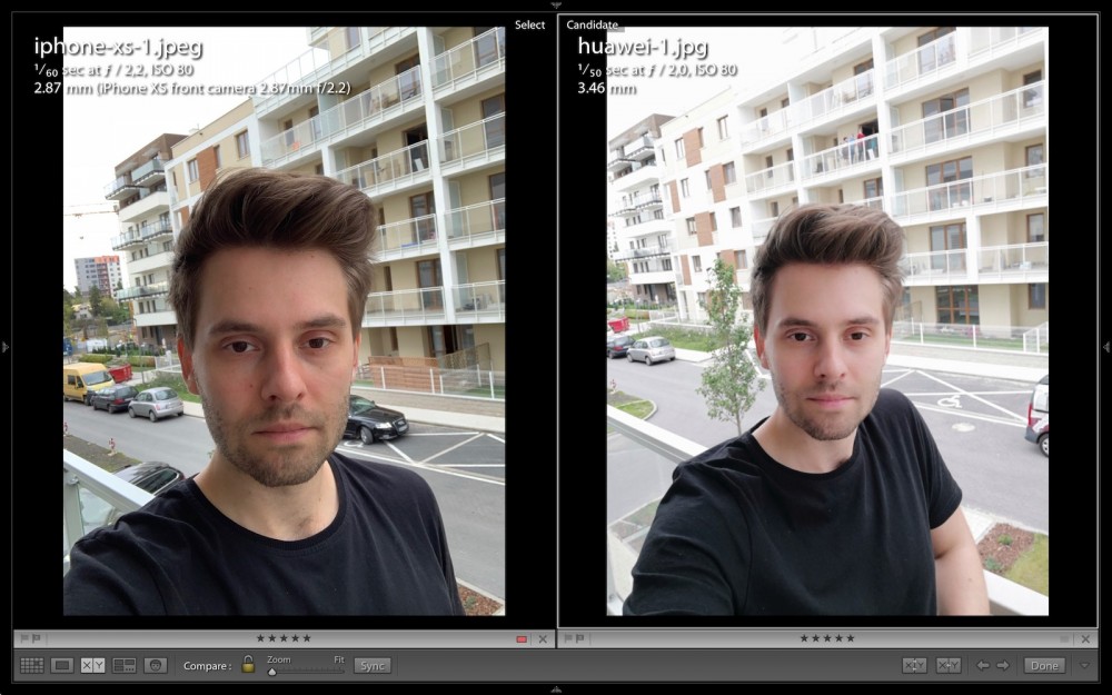 iphone xs kontra iphone xs - selfie, wygładzanie skóry, upiększanie class="wp-image-813890" 