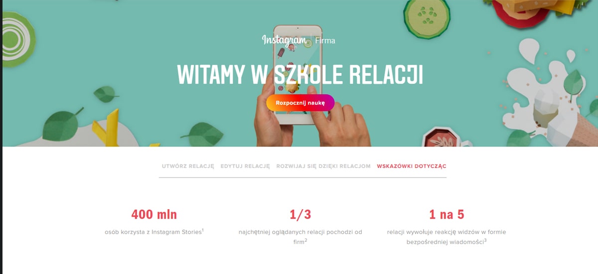 Reklama w stories