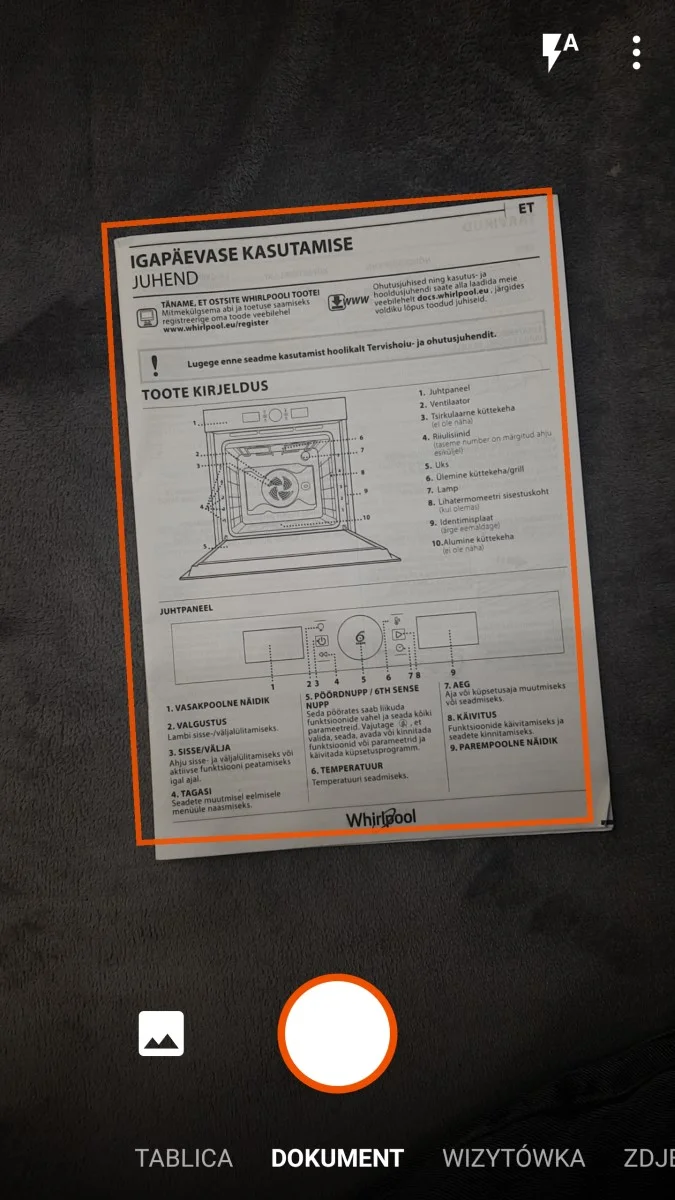 jak skanować dokumenty telefonem