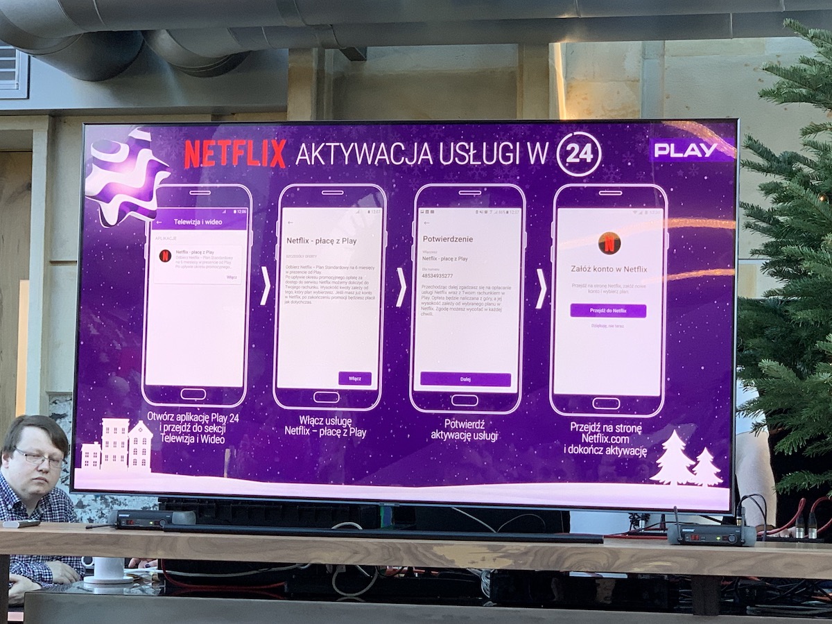 netflix w play promocja święta 2018 pakiet nielimitowany internet transfer vod 