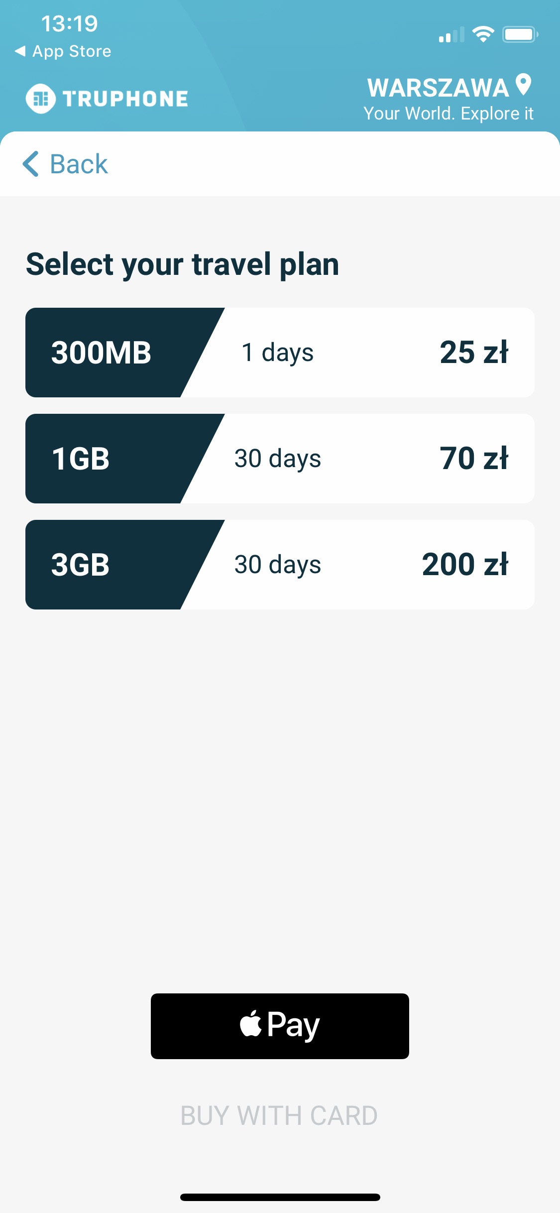 truphone iphone xs aplikacja internet w roamingu ceny pakiety 