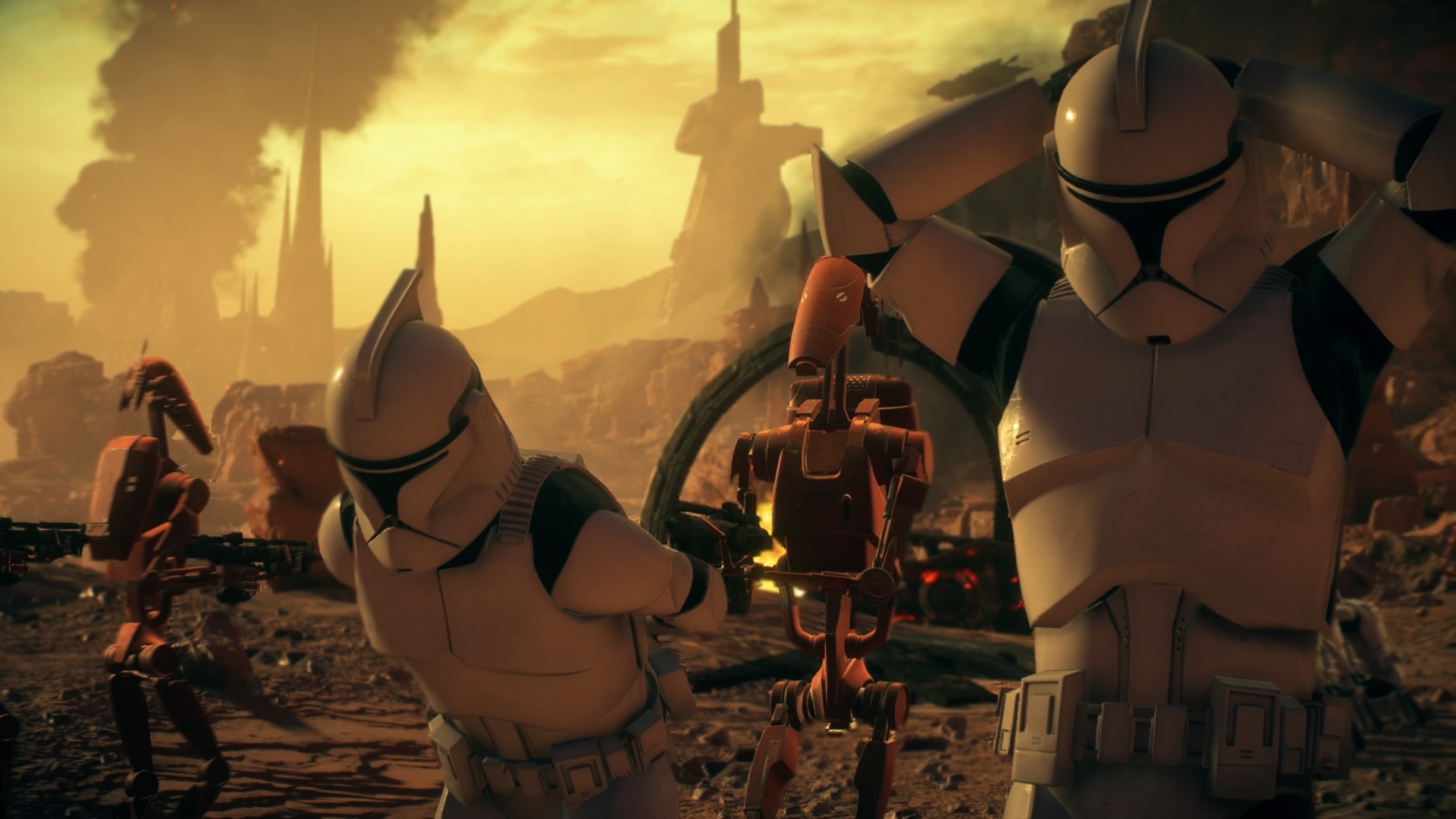 Do Star Wars Battlefront II trafia Geonosis. Mapa z 2005 r. była lepsza