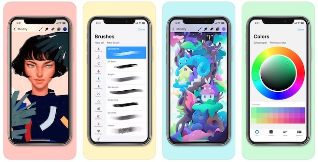 app store top 2018 aplikacja iphone procreate pocket class="wp-image-849815" 