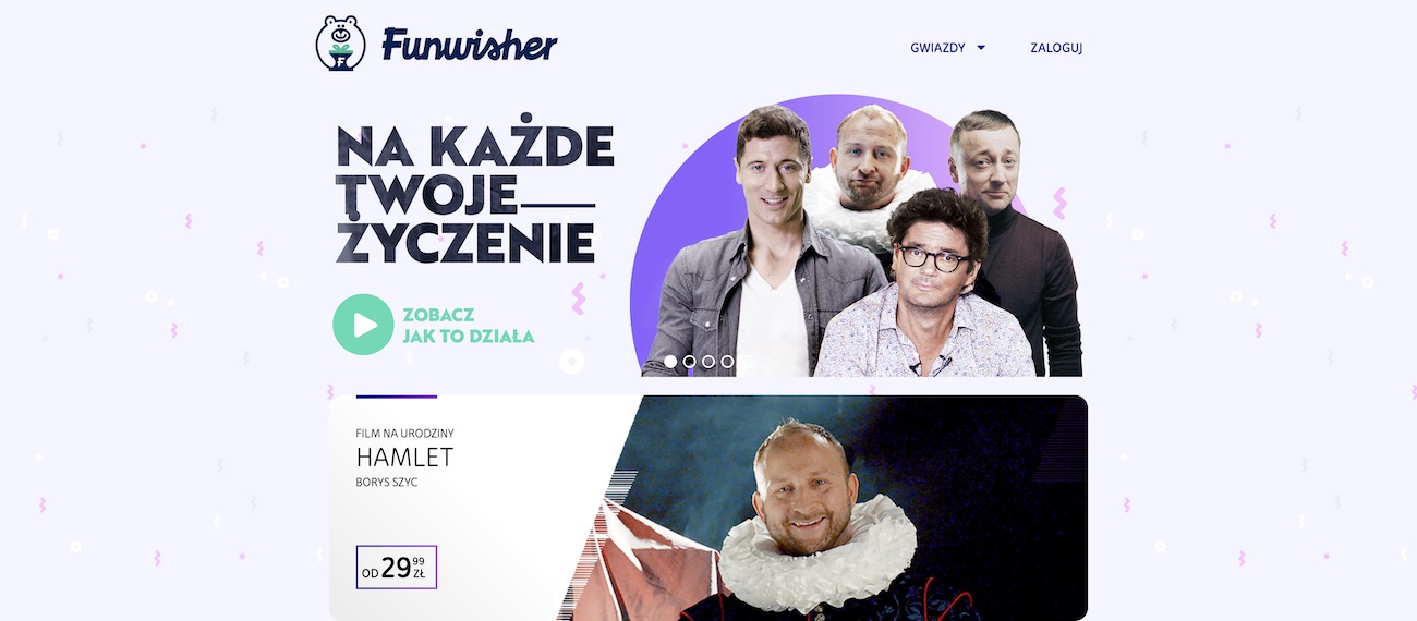 Funwisher, czyli życzenia od Lewandowskiego i Wojewódzkiego dla kogo tam chcesz &#8211; nowy biznes Kuźniara