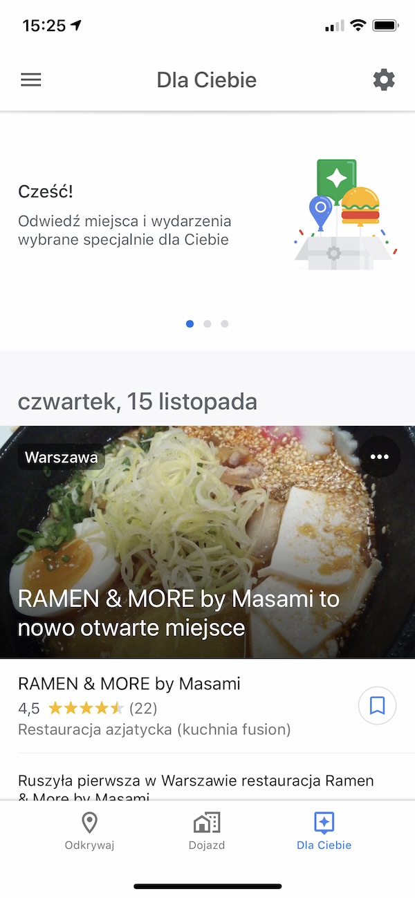 mapy google maps iphone ios dla ciebie for you rekomendacje 2 