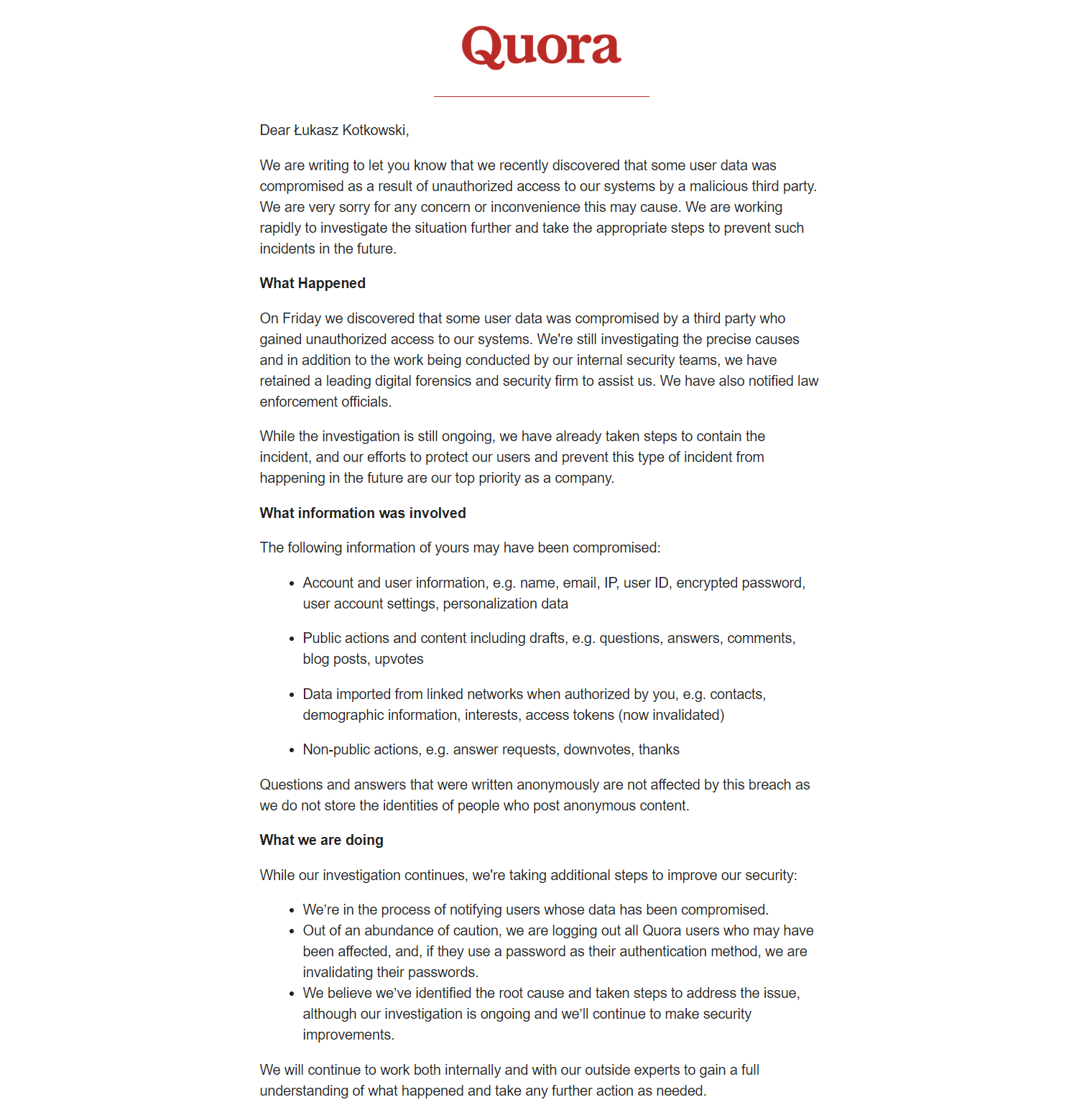 Wyciek danych z Quora class="wp-image-849722" title="Wyciek danych z Quora" 