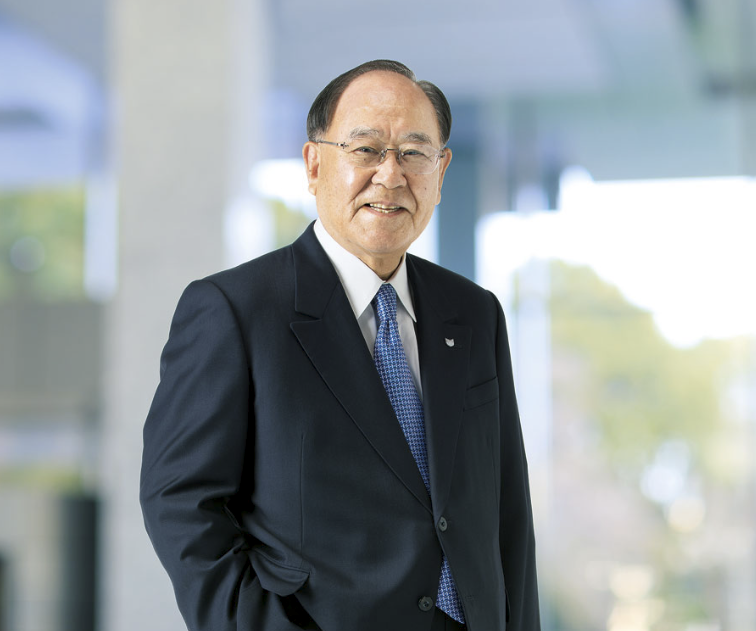 Fujio Mitarai, CEO firmy Canon. Fot. Canon class="wp-image-877636" 