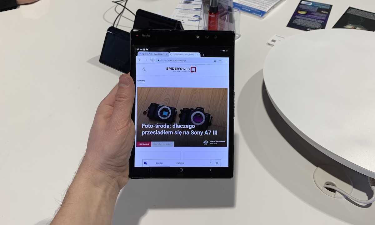ces 2019 flexpai 15 