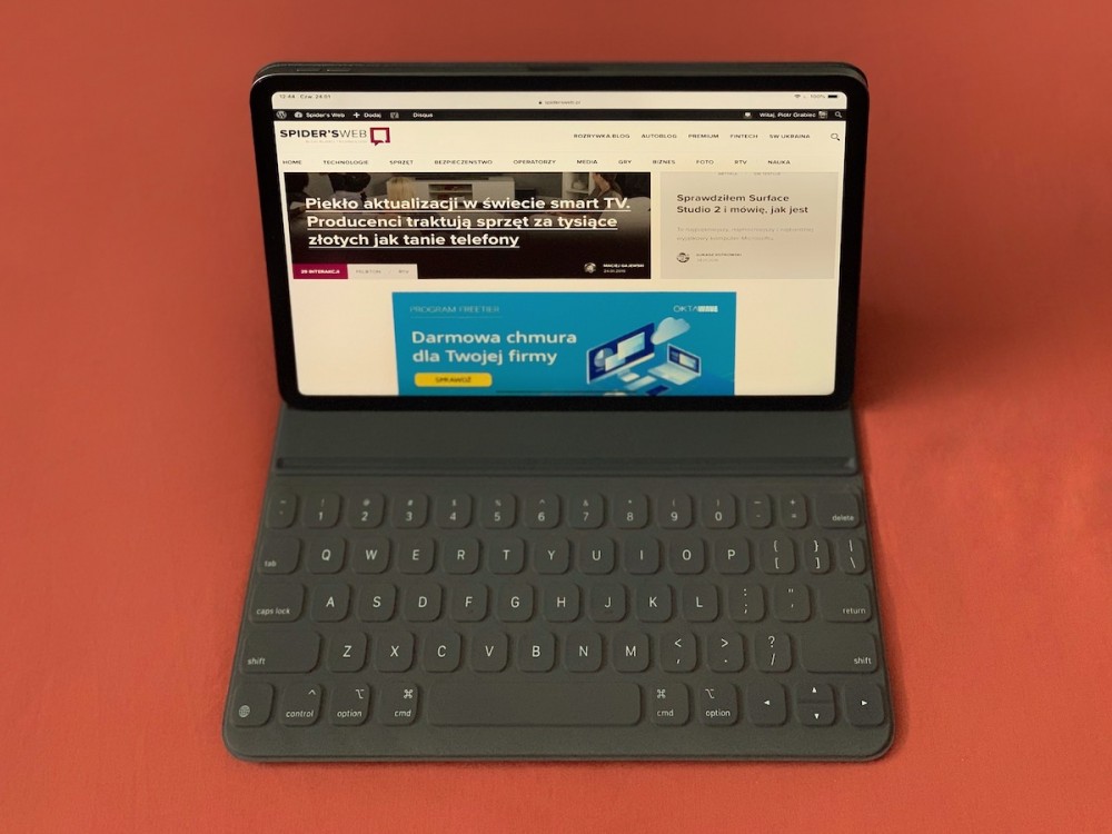 ipad pro 2018 11 smart keyboard folio klawiatura do tabletu 