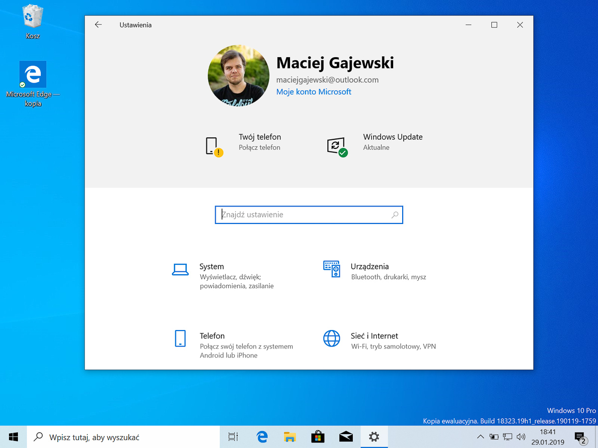 windows 10 1903 