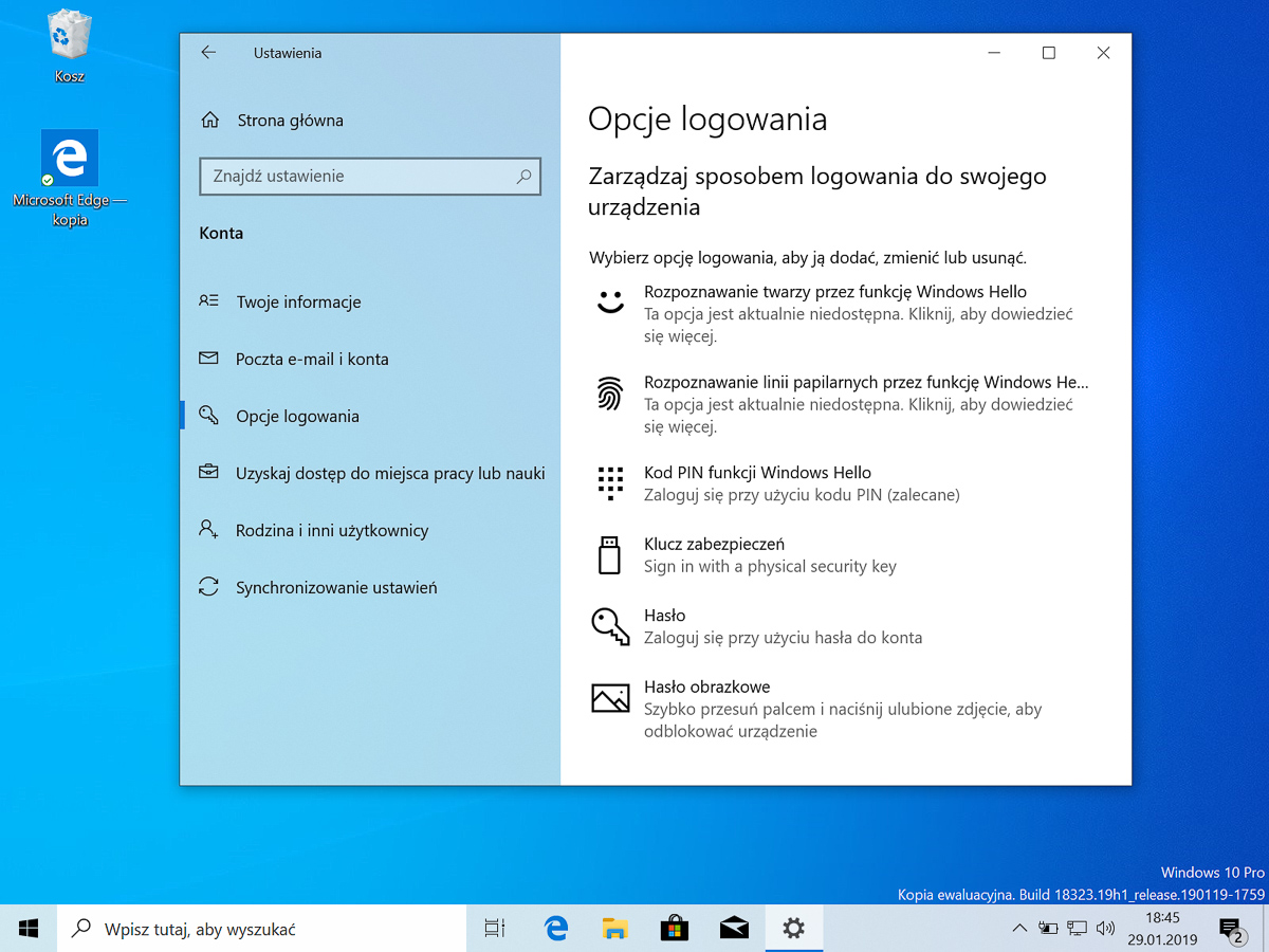 windows 10 1903 