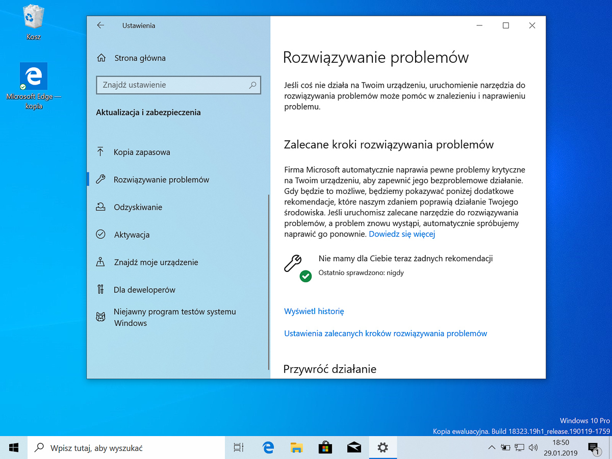 windows 10 1903 