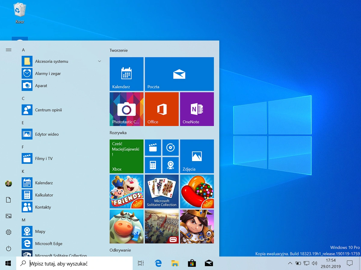 windows 10 1903