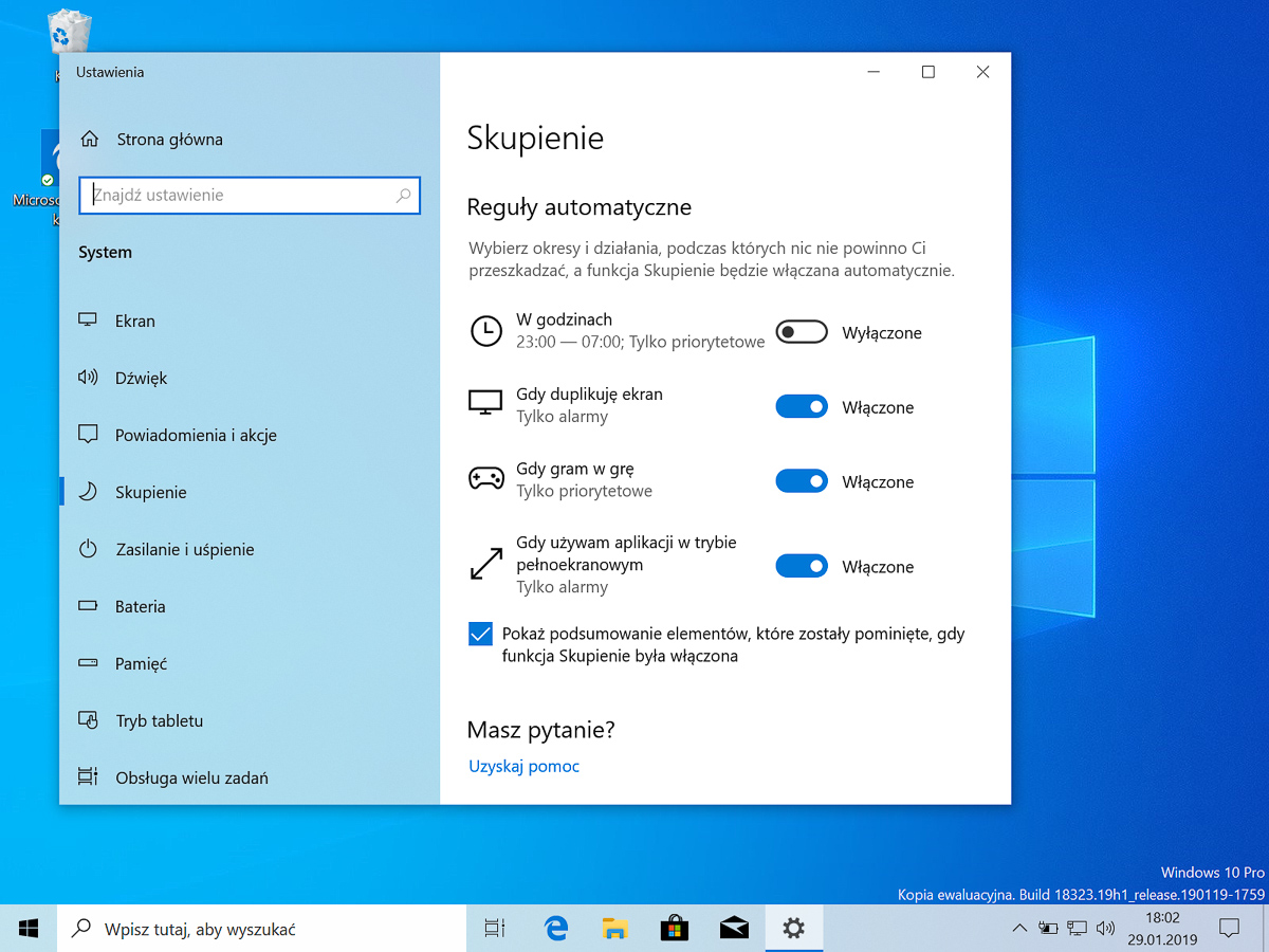 windows 10 1903 