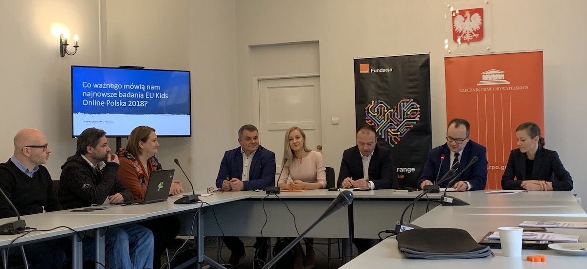 EU Kids Online Polska 2018 badanie fundacja orange