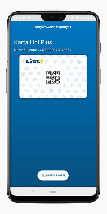 Karta w aplikacji Lidl Plus class="wp-image-900051"