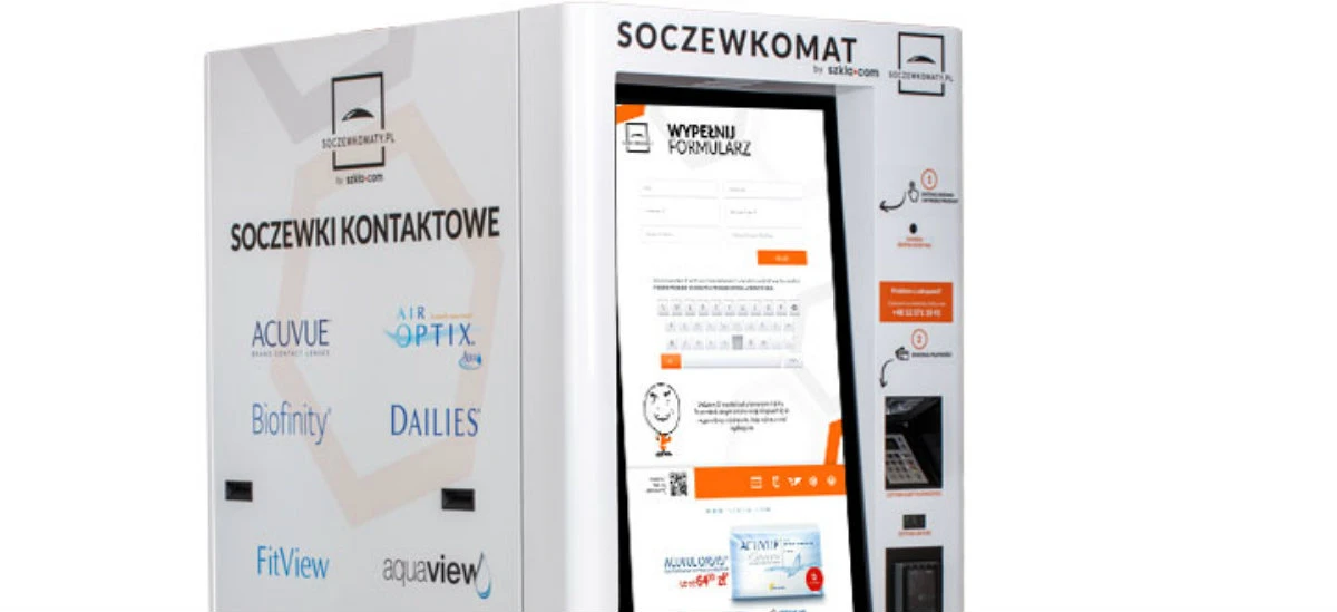 Soczewkomaty: teraz soczewki kupisz w automacie. Jak Coca-Colę
