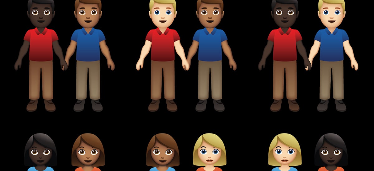 Emoji par mieszanych