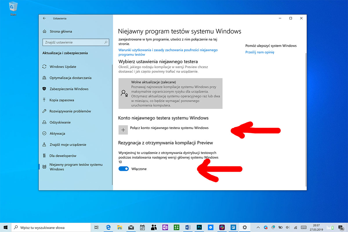 windows 10 1903 top nowości 