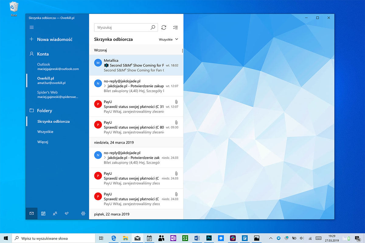 windows 10 1903 top nowości 
