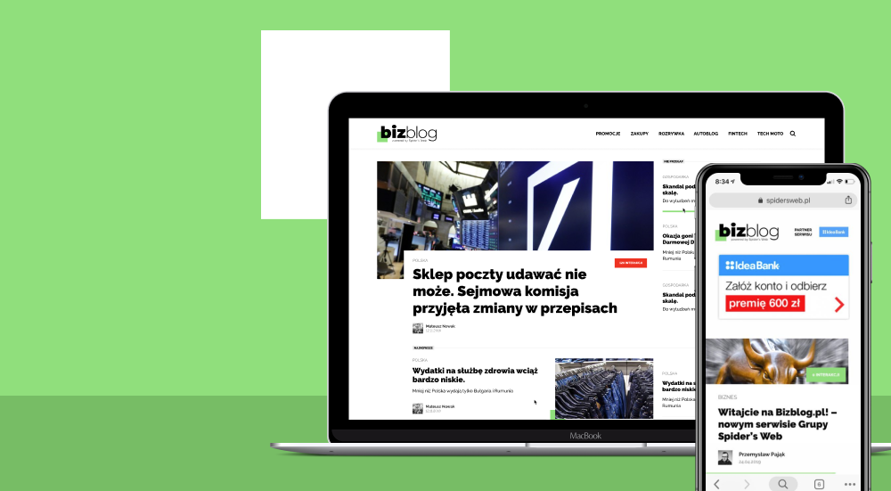 Bizblog &#8211; nowy serwis Grupy Spider’s Web poświęcony biznesowi!