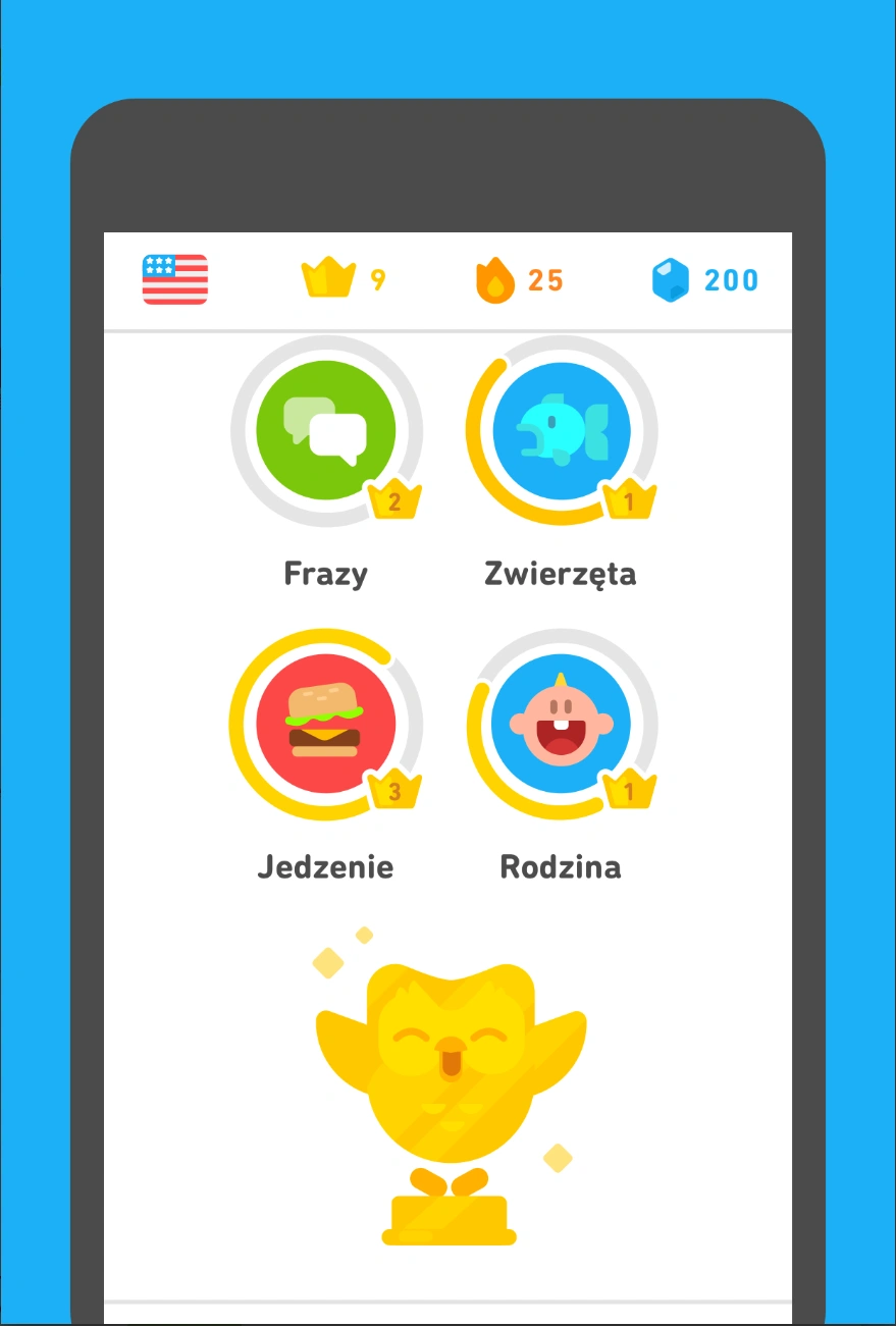 Najlepsze aplikacje edukacyjne - Duolingo class="wp-image-929543"