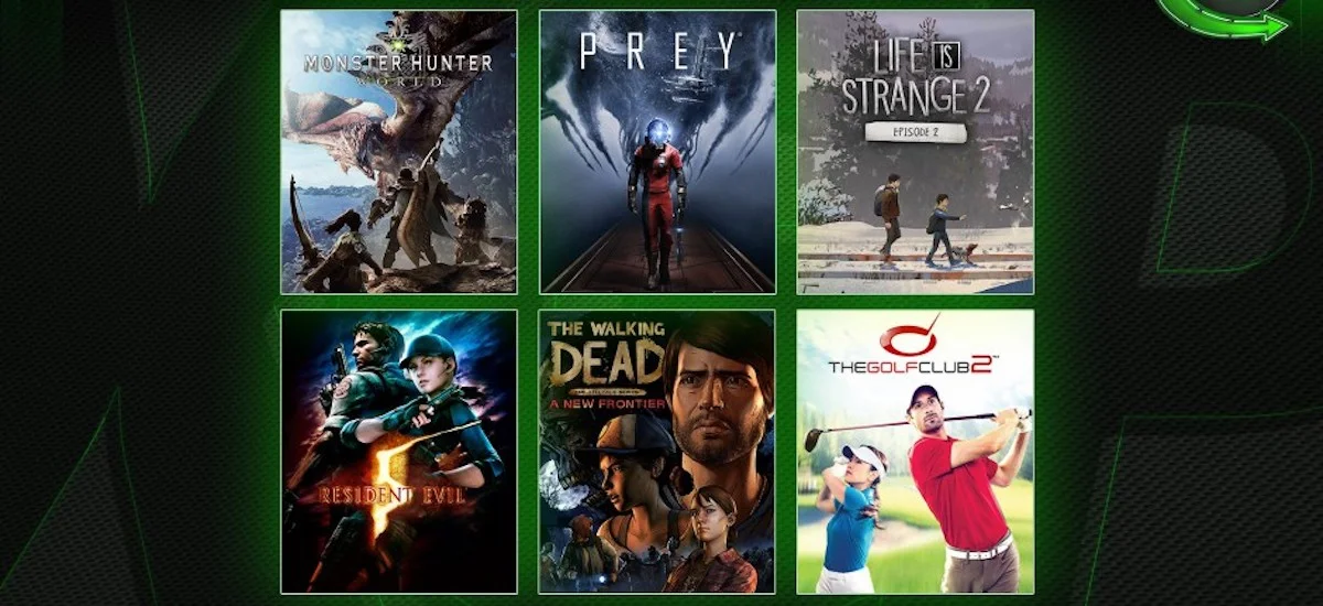 gamepass kwiecień 2019 prey monster hunter world