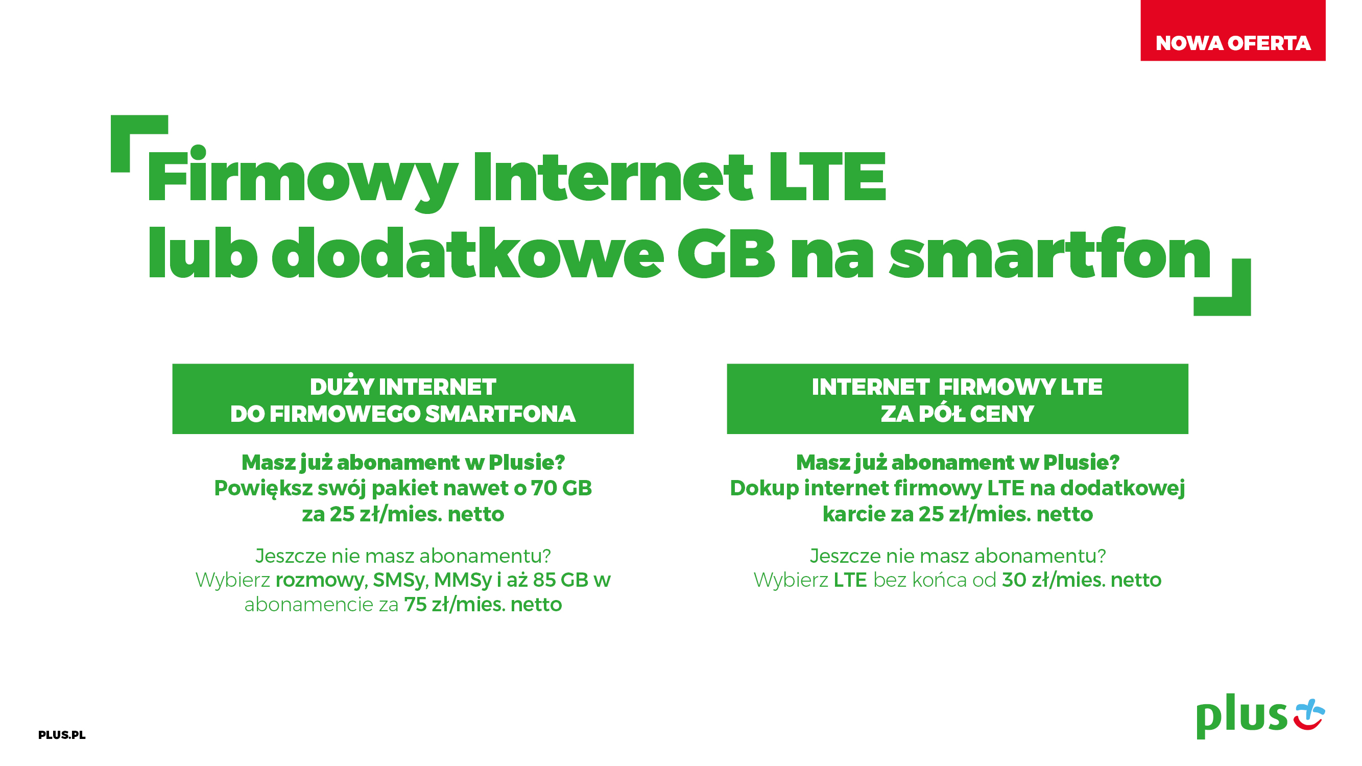 plus firmowy internet lte lub dodatkowe gb na smartfon class="wp-image-923639" 