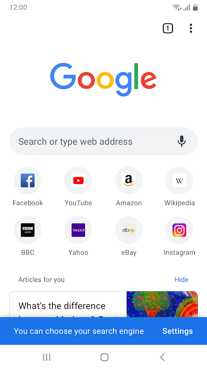 Wyszukiwarka Google Chrome na smartfonie class="wp-image-924578"