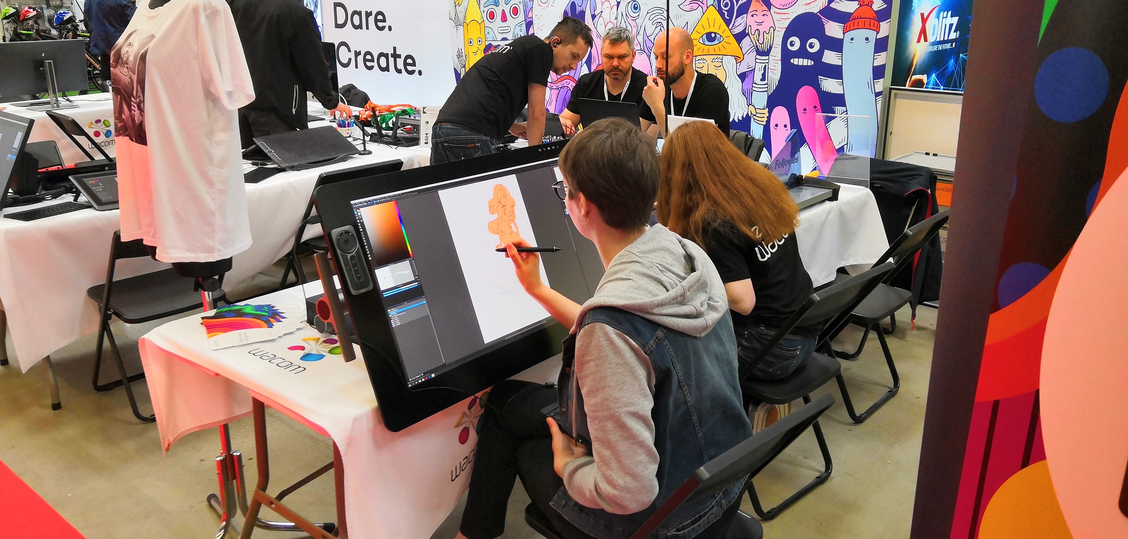 electronics-show-2019-wacom-tablety-graficzne-ilustracje-grafika-komputerowa